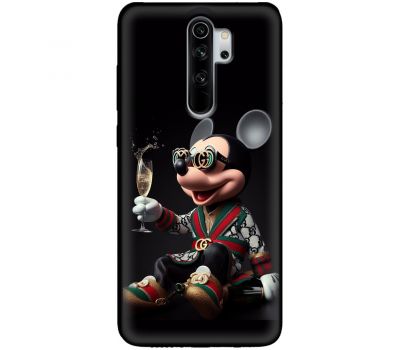 Чохол для Xiaomi Redmi Note 8 Pro MixCase Новий рік гламурний Міккі