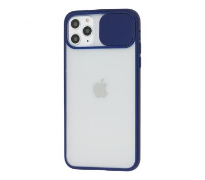 Чохол для iPhone 11 Pro Max LikGus Camshield camera protect синій