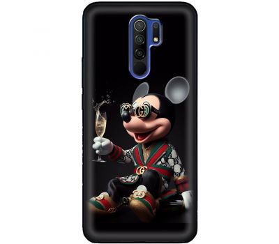 Чохол для Xiaomi Redmi 9 MixCase Новий рік гламурний Міккі