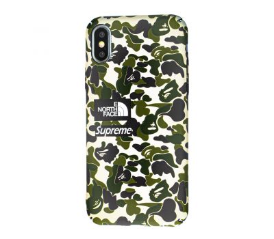 Чохол для iPhone X Soft Touch Ibasi end Coer north face