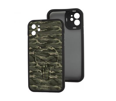 Чохол для iPhone 12 MixCase LikGus патротичні scull green