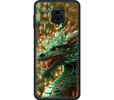 Чохол для Xiaomi Redmi Note 9S/9 Pro MixCase Новий рік green Dragon