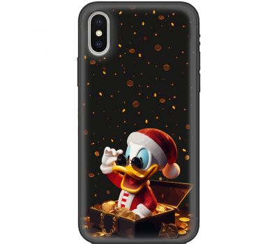 Чохол для iPhone Xs Max MixCase Новий рік посмішка Скруджа