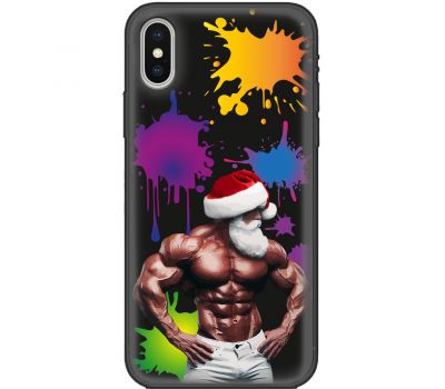 Чохол для iPhone Xs Max MixCase Новий рік бодібілдер