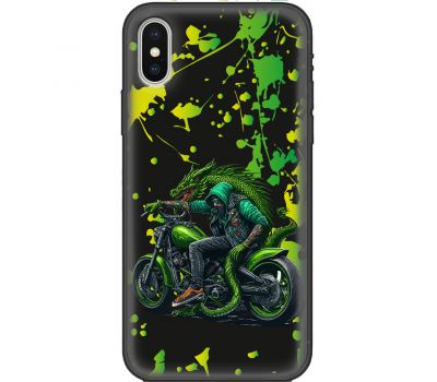 Чохол для iPhone Xs Max MixCase Новий рік байкер