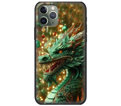 Чохол для iPhone 11 Pro MixCase Новий рік green Dragon