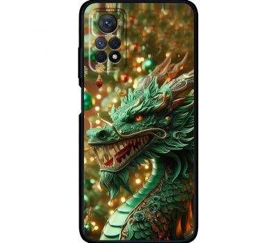 Чохол для Xiaomi Redmi Note 11 Pro MixCase Новий рік green Dragon