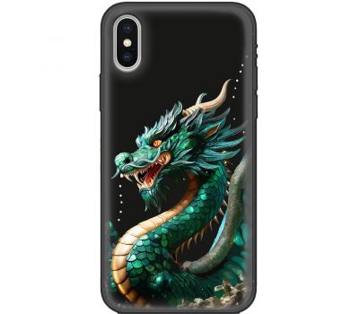 Чохол для iPhone X / Xs MixCase Новий рік big dragon