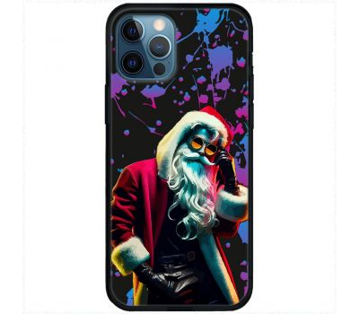 Чохол для iPhone 12 Pro MixCase Новий рік гламурний Святий Миколай