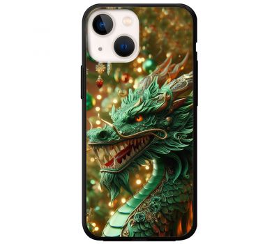 Чохол для iPhone 14 MixCase Новий рік green Dragon