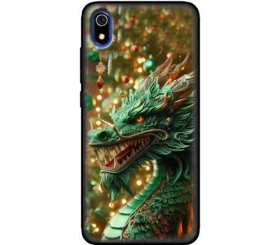 Чохол для Xiaomi Redmi 7A MixCase Новий рік green Dragon