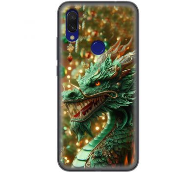 Чохол для Xiaomi Redmi 7 MixCase Новий рік green Dragon