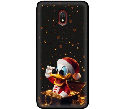 Чохол для Xiaomi Redmi 8A MixCase Новий рік посмішка Скруджа