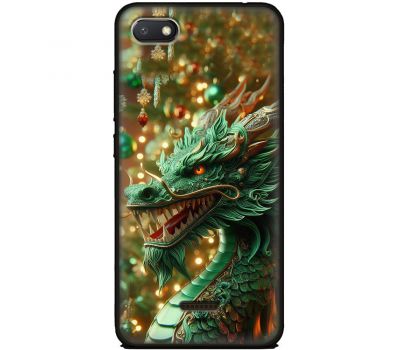 Чохол для Xiaomi Redmi 6A MixCase Новий рік green Dragon