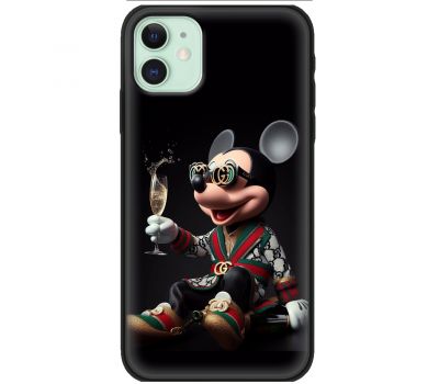 Чохол для iPhone 12 MixCase Новий рік гламурний Міккі