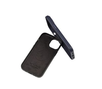 Чохол для iPhone 15 Plus WAVE Premium leather MagSafe forest green 3378003