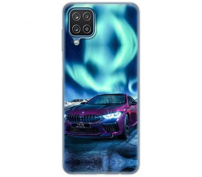 Чохол для Samsung Galaxy A12 / M12 MixCase авто бмв бордова