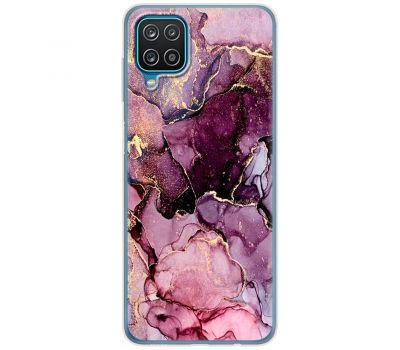 Чохол для Samsung Galaxy A12 / M12 MixCase мармур рожевий