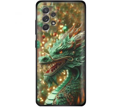 Чохол для Samsung Galaxy A52 MixCase Новий рік green Dragon