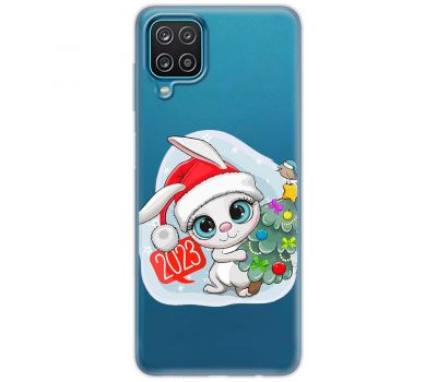 Чохол для Samsung Galaxy A12 / M12 MixCase Новий рік кролик 2023