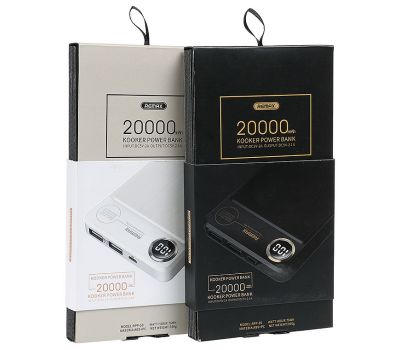 Зовнішній акумулятор Power Bank Remax RPP-59 Kooker 20000mAh white 338500
