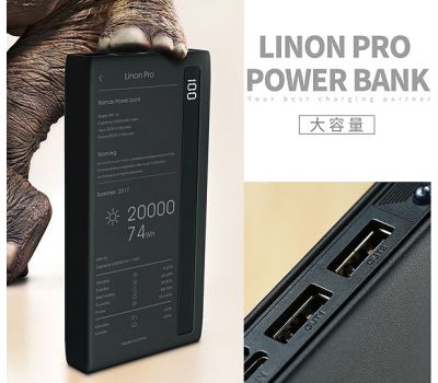 Зовнішній акумулятор Power Bank Remax Proda RPP-73 20000mAh black 338458