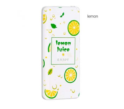 Зовнішній акумулятор Power Hoco B7 Fruit 10000 mAh Lemon