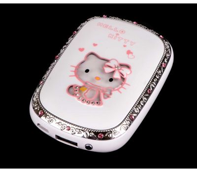 Зовнішній акумулятор Power Bank MD Hello Kitty Swarovski 12000mAh white 338271