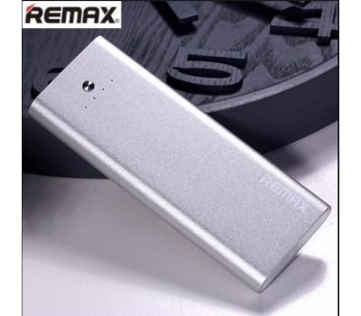Зовнішній акумулятор Power Bank Remax 5500mAh RPP-23 silver