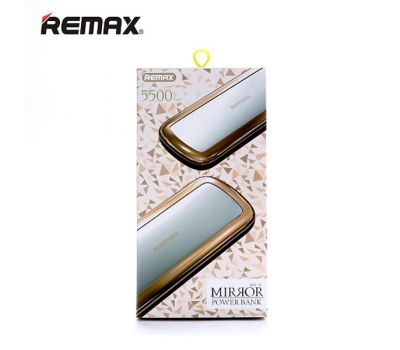 Зовнішній акумулятор Power Bank Remax 10000mAh RPP-36 Mirror gold 338331