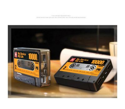 Зовнішній акумулятор Power Bank Remax Tape 10000mAh black 338542