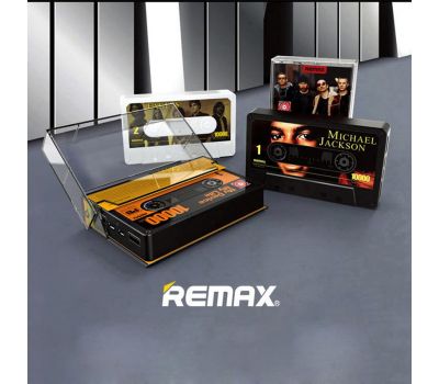 Зовнішній акумулятор Power Bank Remax Tape 10000mAh black 338541