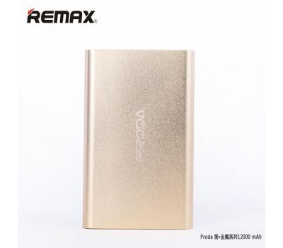 Зовнішній акумулятор Power Bank Remax Proda Jane Alu 6200mAh gold 338655