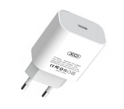 Мережевий ЗП адаптер XO L40 18W USB-C білий 3380698