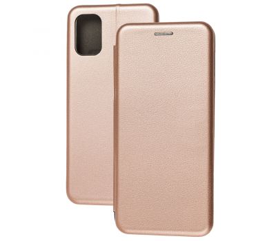Чохол книжка Premium для Samsung Galaxy M31s (M317) рожево-золотистий
