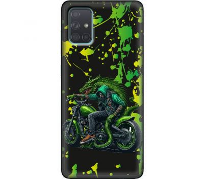 Чохол для Samsung Galaxy A71 (A715) MixCase Новий рік байкер