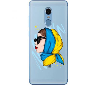 Чохол для Xiaomi Redmi Note 4 / 4x MixCase патріотичні дівчина в жовто-синій