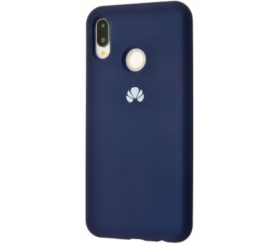 Чохол для Huawei P Smart Plus Silicone Full темно-синій / midn blue 3381117