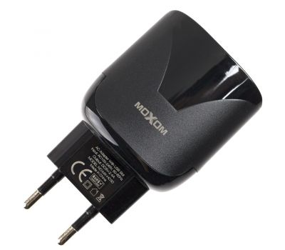 Зарядний пристрій Moxom MX-HC30 micro 2.4A 2USB Auto-ID чорний 3381000