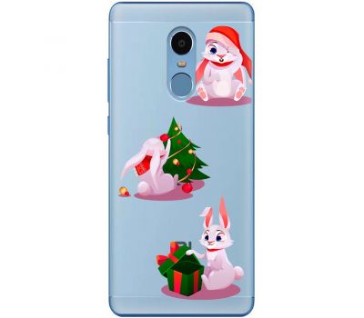 Чохол для Xiaomi Redmi Note 4 / 4x MixCase Новий рік символ року кролик