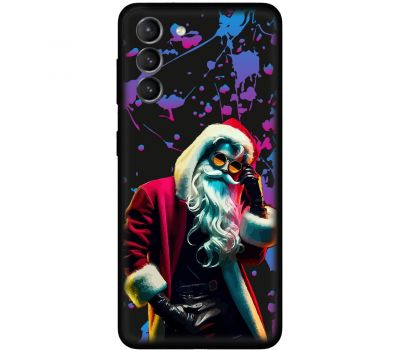 Чохол для Samsung Galaxy S21 FE (G990) MixCase Новий рік гламурний Святий Миколай