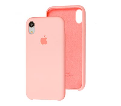 Чохол silicone case для iPhone Xr grapefruit