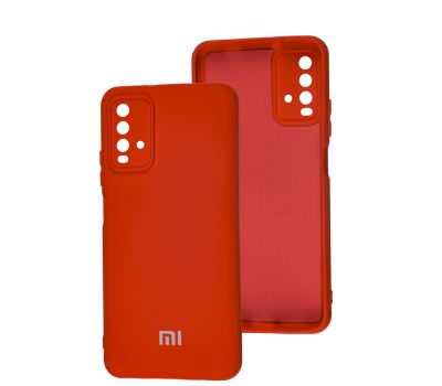 Чохол для Xiaomi Redmi 9T Silicone Full camera червоний