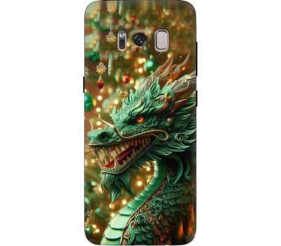 Чохол для Samsung Galaxy S8+ (G955) MixCase Новий рік green Dragon