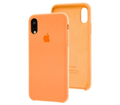 Чохол silicone case для iPhone Xr papaya