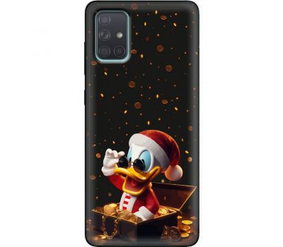 Чохол для Samsung Galaxy A71 (A715) MixCase Новий рік посмішка Скруджа