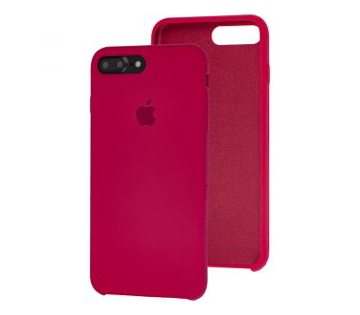 Чохол Silicone для iPhone 7 Plus / 8 Plus case червона троянда