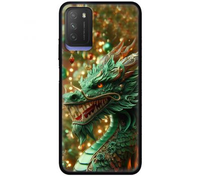 Чохол для Xiaomi Mi 8 Lite MixCase Новий рік green Dragon