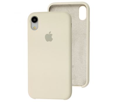 Чохол silicone case для iPhone Xr antique white