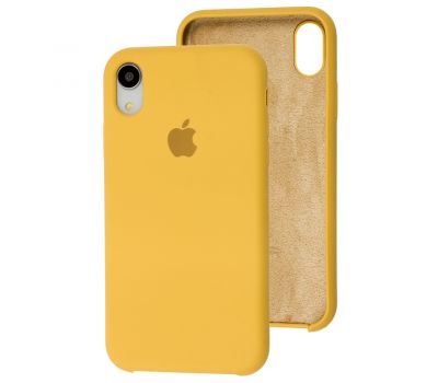 Чохол silicone case для iPhone Xr gold